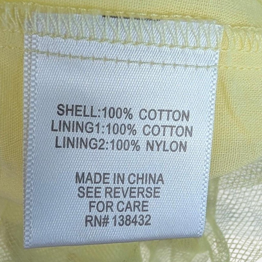 ModCloth Fabulous Fit & Flare Shirt Dress Pockets Butter Yellow 20 - Picture 9 of 9